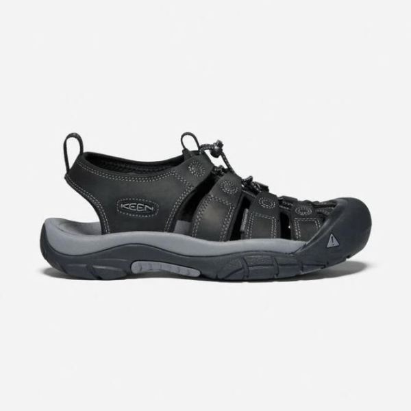 Keen Shoes | Men's Newport-Black/Steel Grey