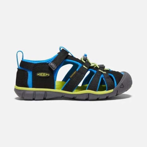 Keen Shoes | Big Kids' Seacamp II CNX-Black/Brilliant Blue