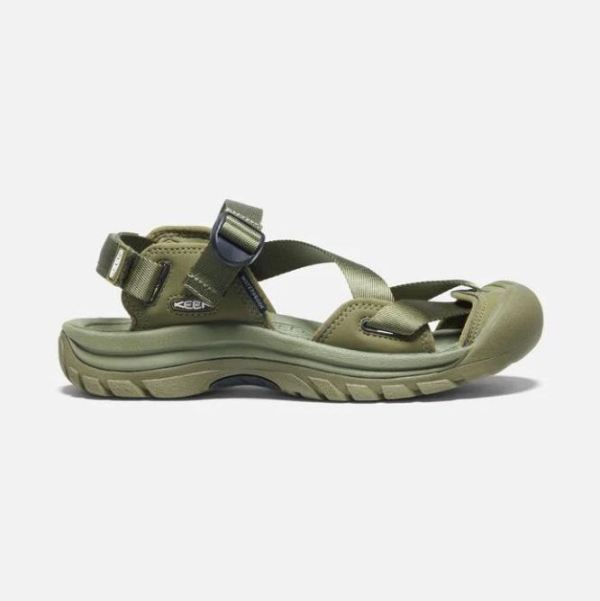 Keen Shoes | Women's Zerraport II Sandal-Olive Drab/Black