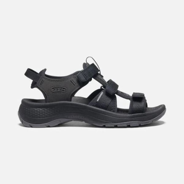 Keen Shoes | Women's Astoria West Open-Toe Sandal-Black/Black