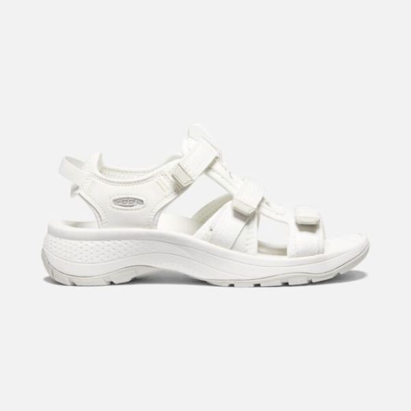 Keen Shoes | Women's Astoria West Open-Toe Sandal-White - Click Image to Close