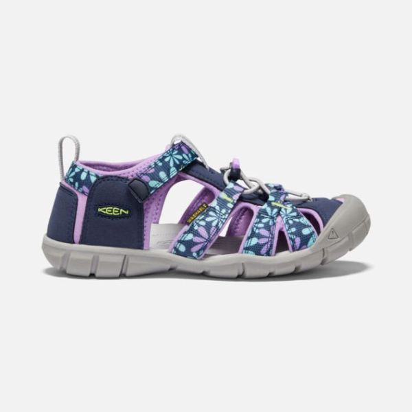 Keen Shoes | Big Kids' Seacamp II CNX-Black Iris/African Violet