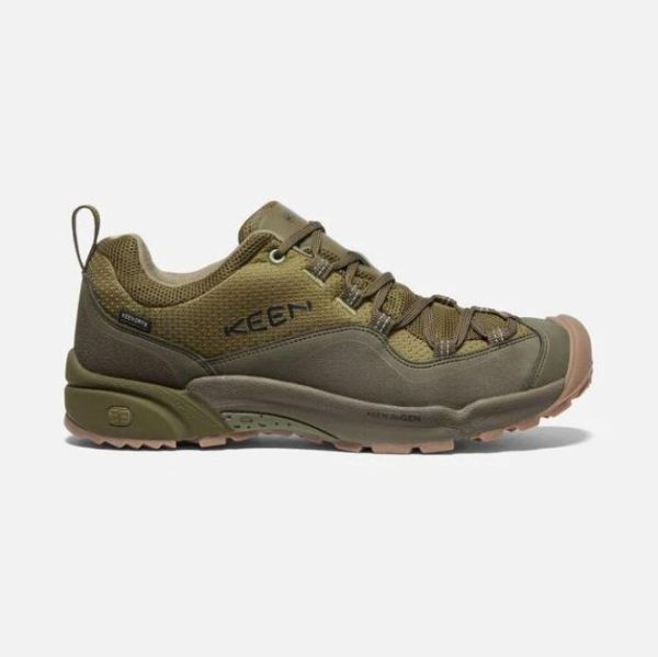 Keen Shoes | Men's Wasatch Crest Waterproof-Olive Drab/Dark Olive