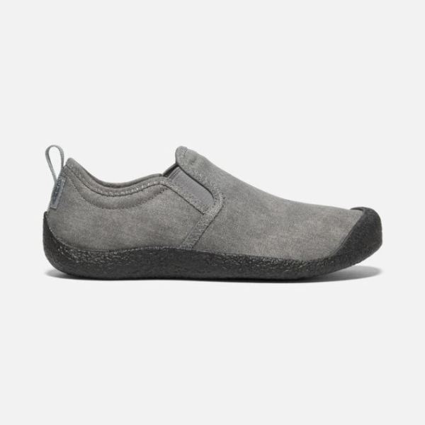 Keen Shoes | Women's Howser Canvas Slip-On-Grey/Black