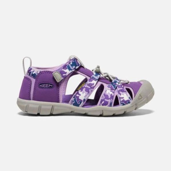 Keen Shoes | Big Kids' Seacamp II CNX-Camo/Tillandsia Purple