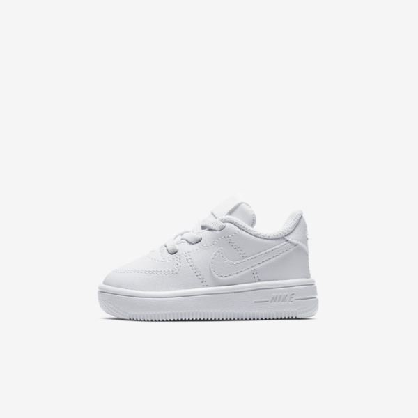 Kids Nike Force 1 '18 | White / White