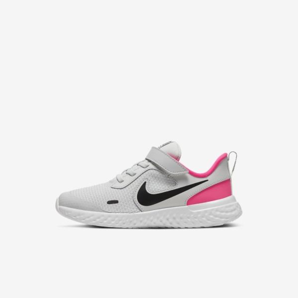 Kids Nike Revolution 5 | Photon Dust / Hyper Pink / White / Black