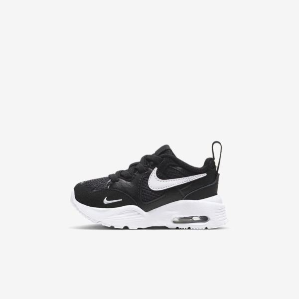 Kids Nike Air Max Fusion | Black / Black / White