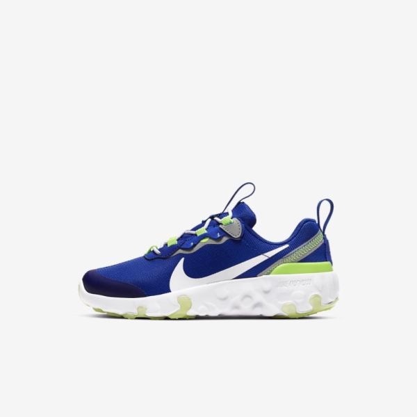 Kids Nike Renew Element 55 | Hyper Blue / Ghost Green / Light Smoke Grey / White