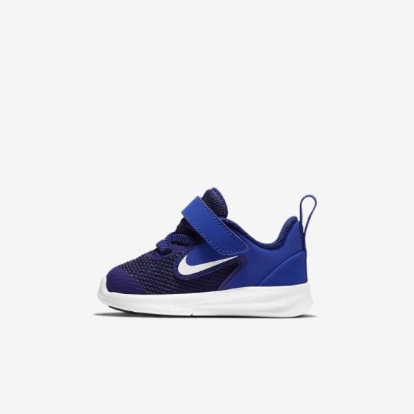 Kids Nike Downshifter 9 | Deep Royal Blue / Game Royal / Black / White