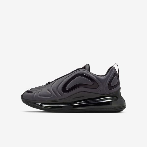 Kids Nike Air Max 720 | Dark Grey / Black / Barely Volt