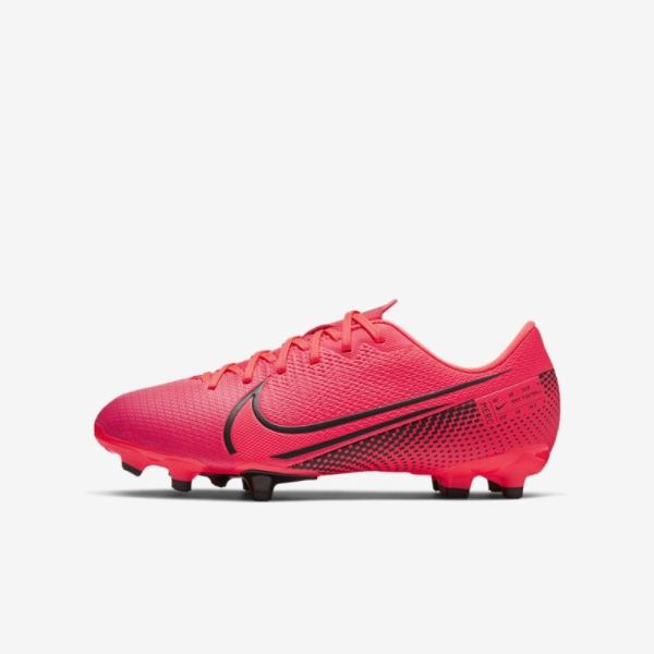 Kids Nike Jr. Mercurial Vapor 13 Academy MG | Laser Crimson / Laser Crimson / Black