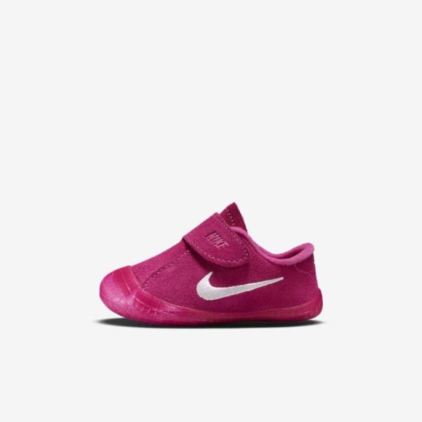 Kids Nike Waffle 1 | Hot Pink / White