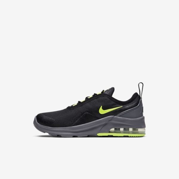 Kids Nike Air Max Motion 2 | Black / Gunsmoke / Volt