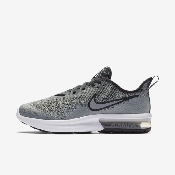 Kids Nike Air Max Sequent 4 | Wolf Grey / Anthracite / White / Wolf Grey