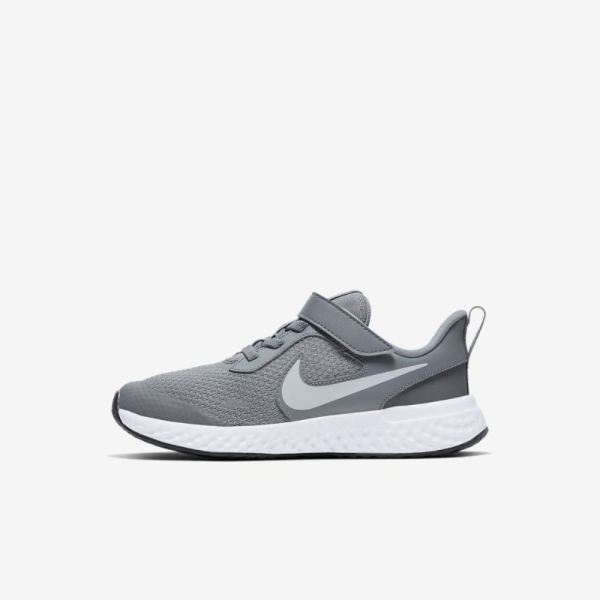 Kids Nike Revolution 5 | Cool Grey / Dark Grey / Pure Platinum