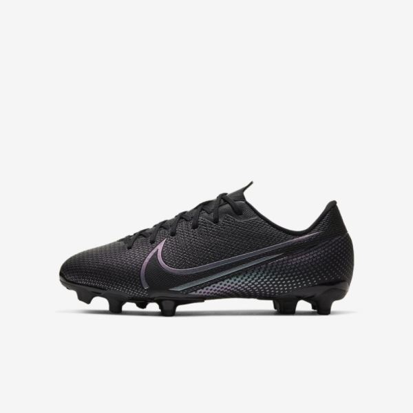 Kids Nike Jr. Mercurial Vapor 13 Academy MG | Black / Black