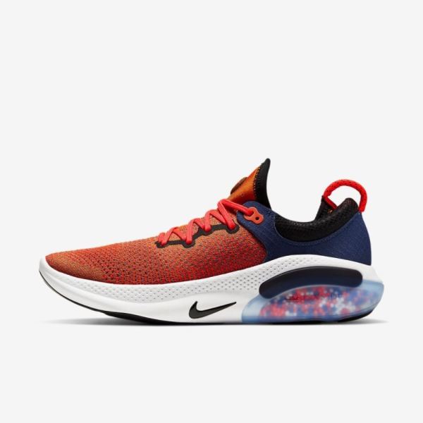 Nike Joyride Run Flyknit | Magma Orange / Midnight Navy / Laser Crimson / Black