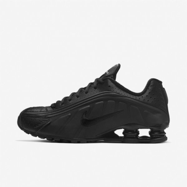 Nike Shox R4 | Black / Black / White / Black