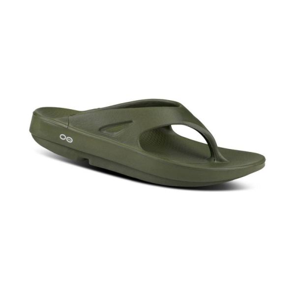 OOFOS SHOES MEN'S OORIGINAL SANDAL - FOREST GREEN