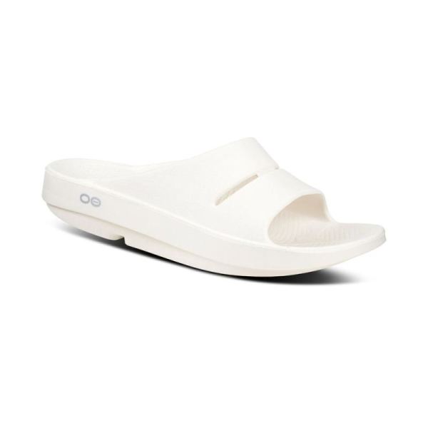 OOFOS SHOES WOMEN'S OOAHH SLIDE SANDAL - EGGNOG