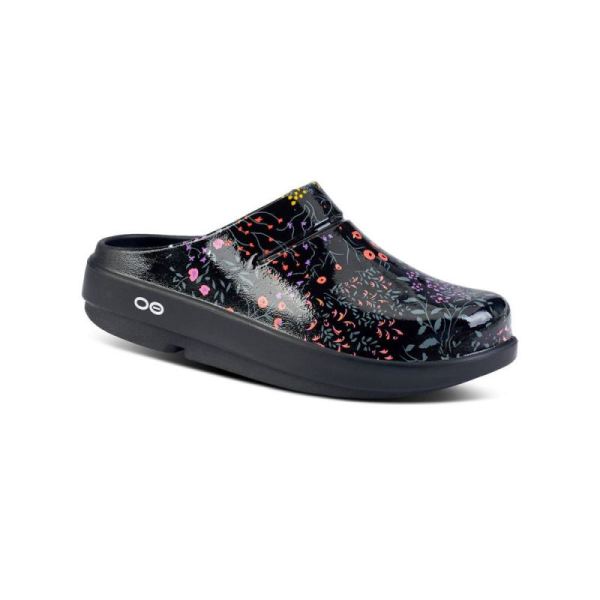 OOFOS SHOES WOMEN'S OOCLOOG LIMITED EDITION CLOG - WILD FLOWER