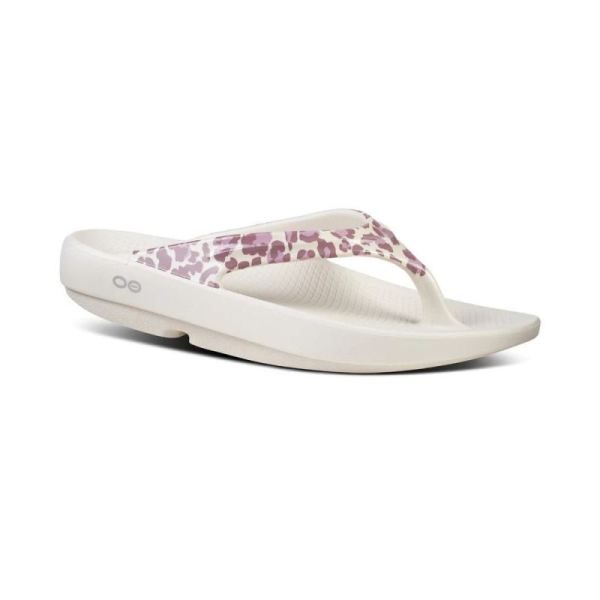 OOFOS SHOES WOMEN'S OOLALA LIMITED SANDAL - ROSE LEOPARD