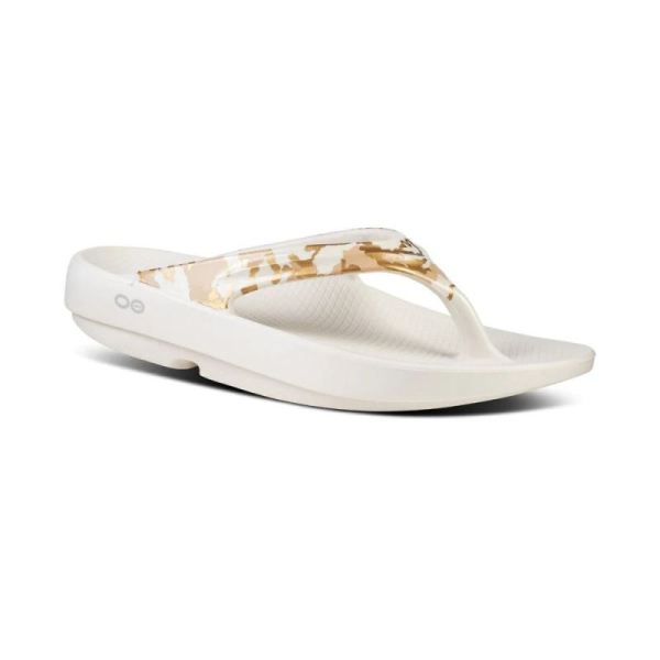 OOFOS SHOES WOMEN'S OOLALA LIMITED SANDAL - SAHARA GOLD