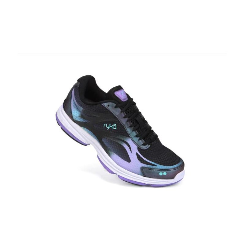 Ryka | Devotion Plus 2 Walking Shoe-Black/Purple/Blue