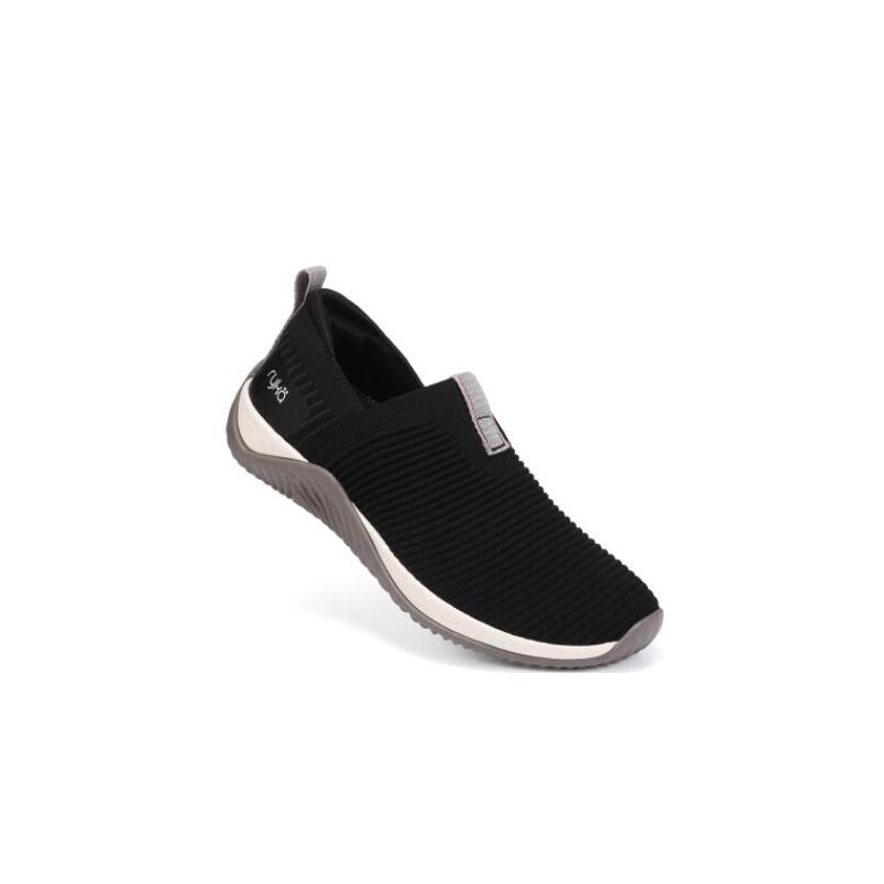 Ryka | Echo Knit Slip On Sneaker-Black Fabric