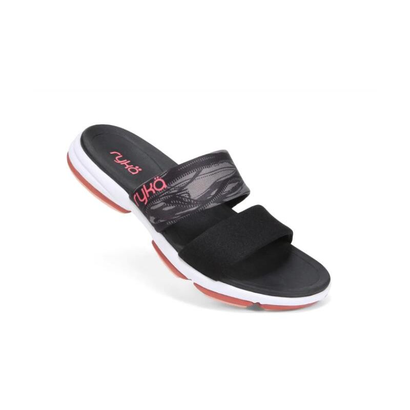 Ryka | Diva Sport Slide-Black Fabric