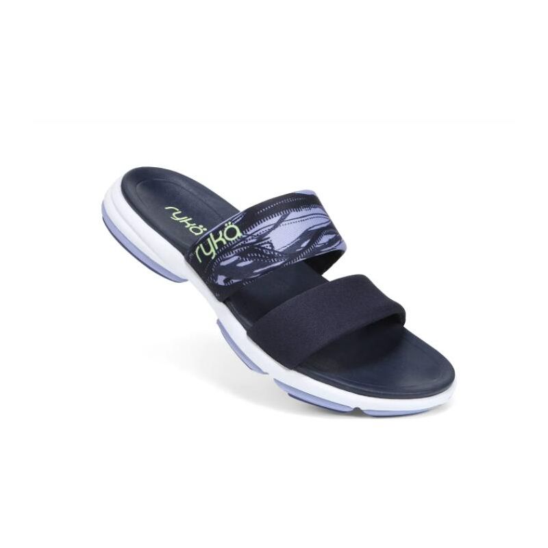 Ryka | Diva Sport Slide-Navy Blue Fabric