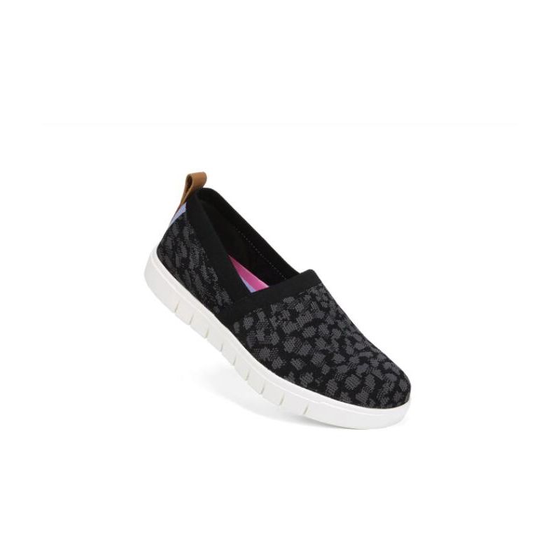 Ryka | Hera Slip On Sneaker-Black Speckled Fabric