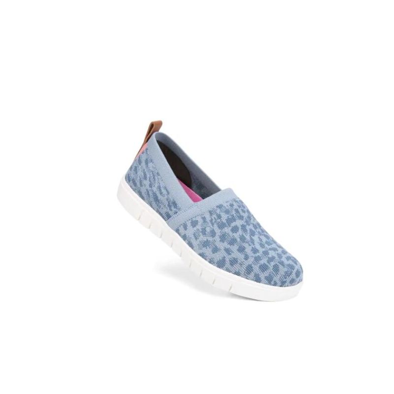 Ryka | Hera Slip On Sneaker-Citadel Blue Speckled Fabric