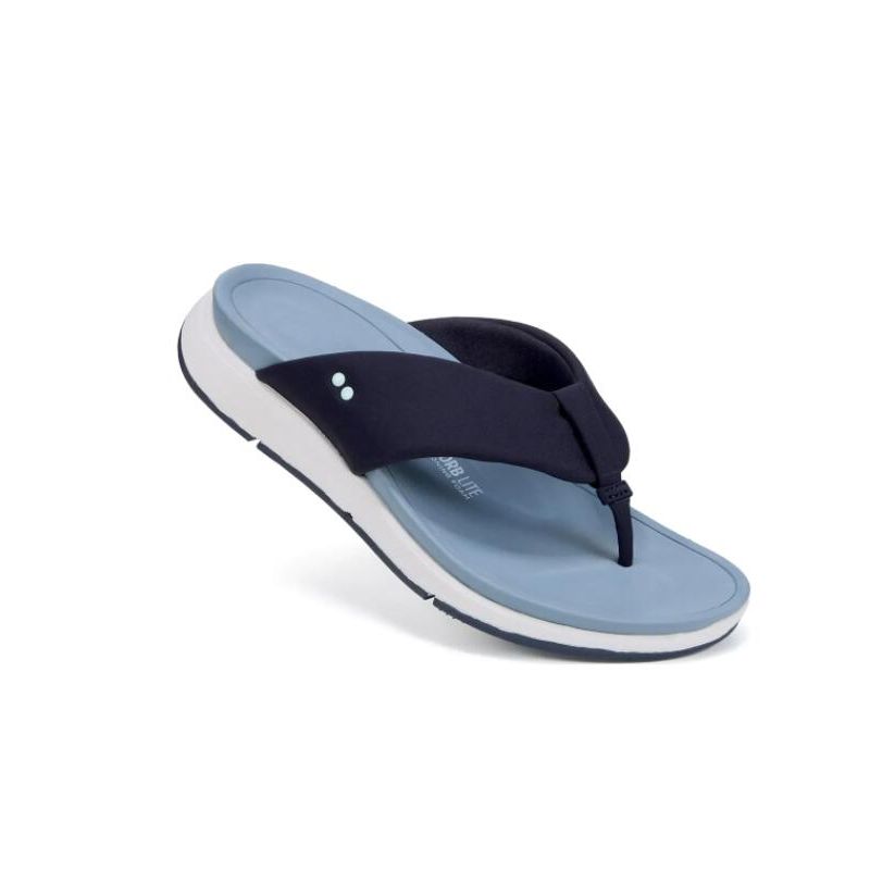 Ryka | Timid Flip Flop Sandal-Blue Fabric