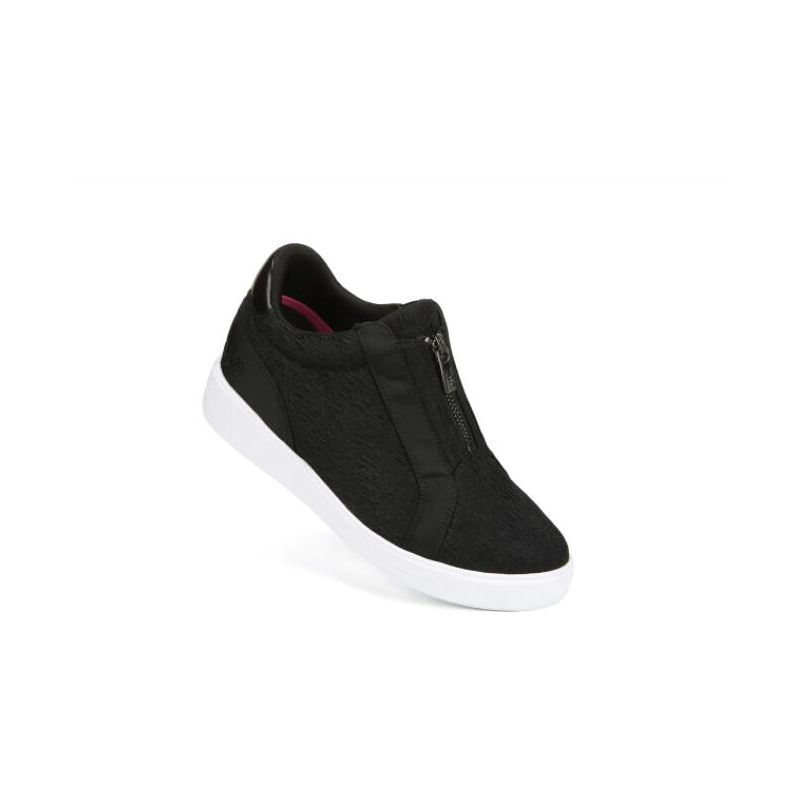 Ryka | Vibe Sneaker Wedge-Black Fabric