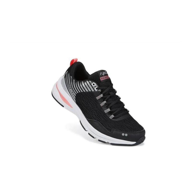Ryka | Balance Walking Shoe-Black/Grey Fabric
