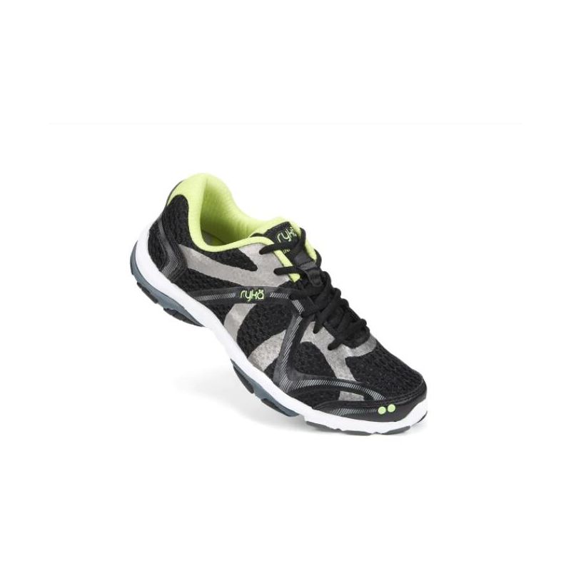 Ryka | Influence Training Shoe-Black/Green/Grey