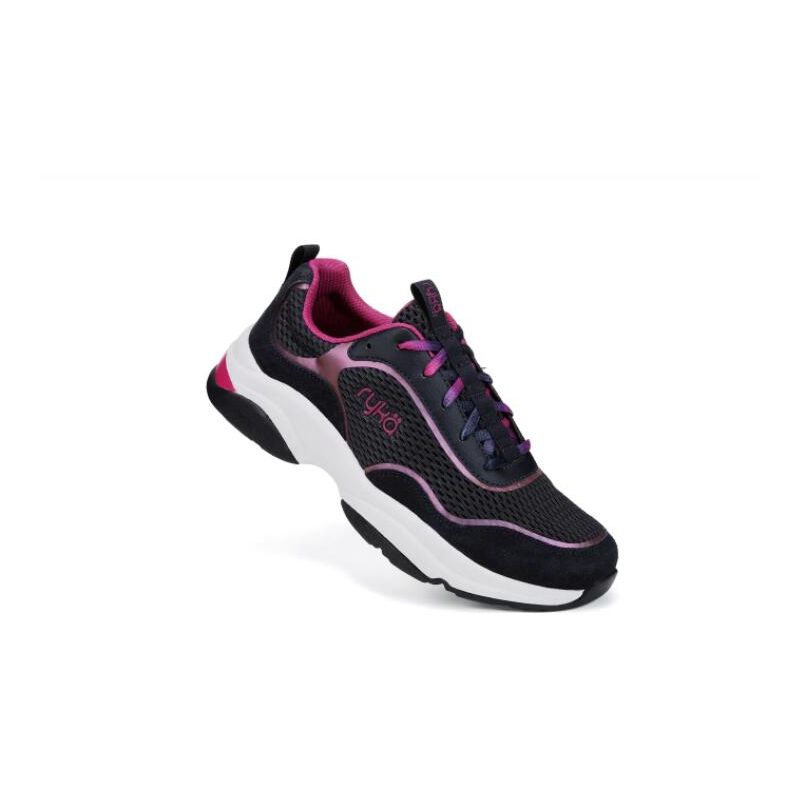 Ryka | Nostalgia Walking Shoe-Navy Blue Leather