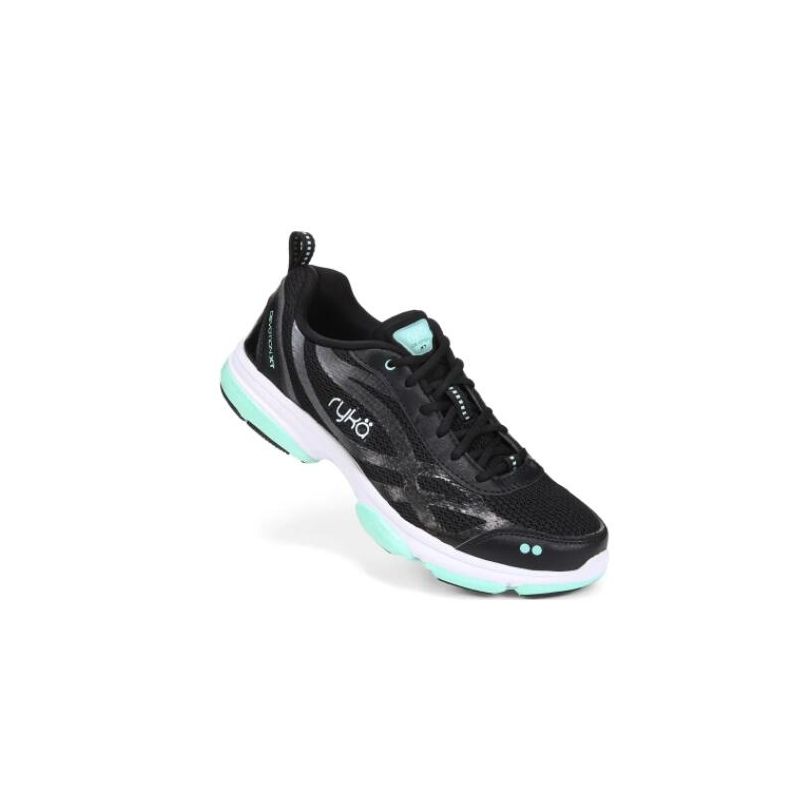 Ryka | Devotion XT Training Shoe-Black/Mint