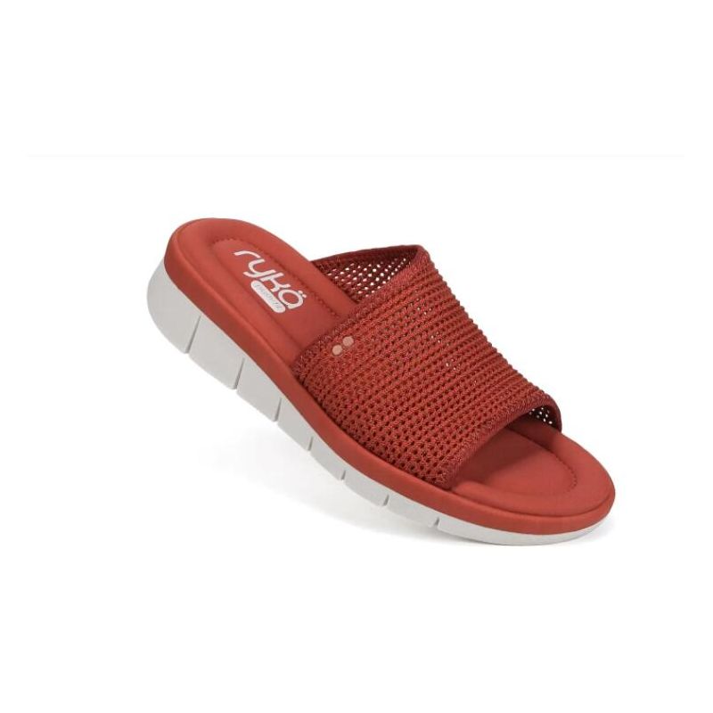 Ryka | Ellie Slide Sandal-Adobe Red