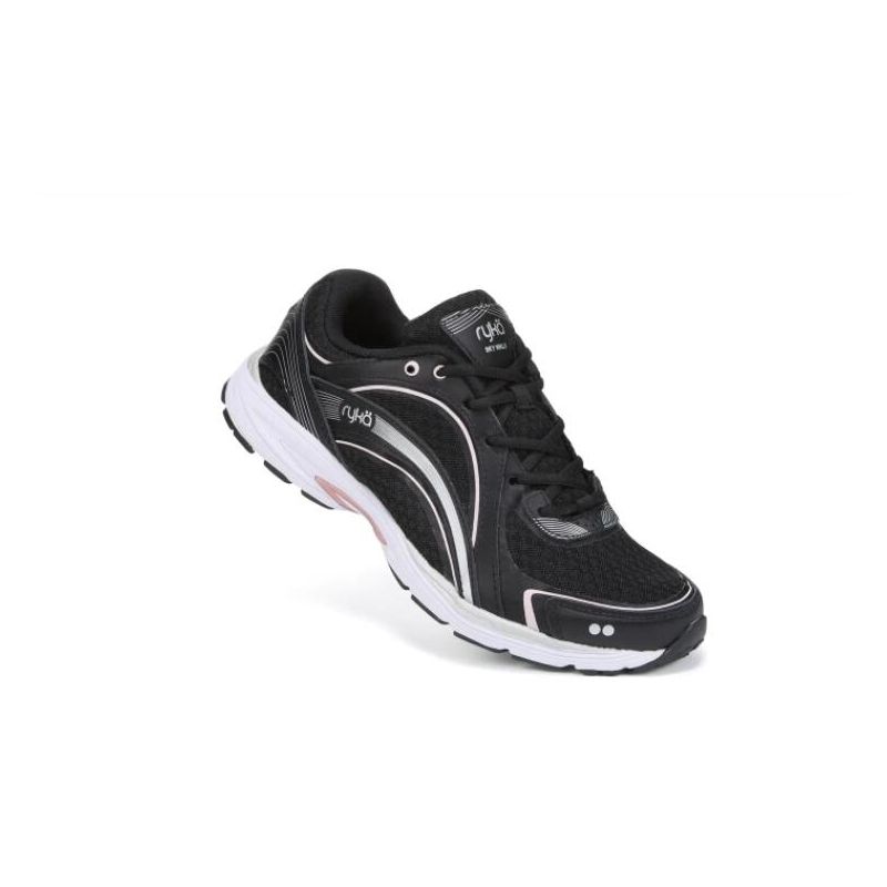 Ryka | Sky Walk Walking Shoe-Black/Pink/Silver