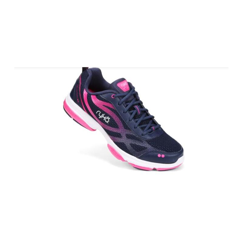 Ryka | Devotion XT Training Shoe-Blue/Pink/White