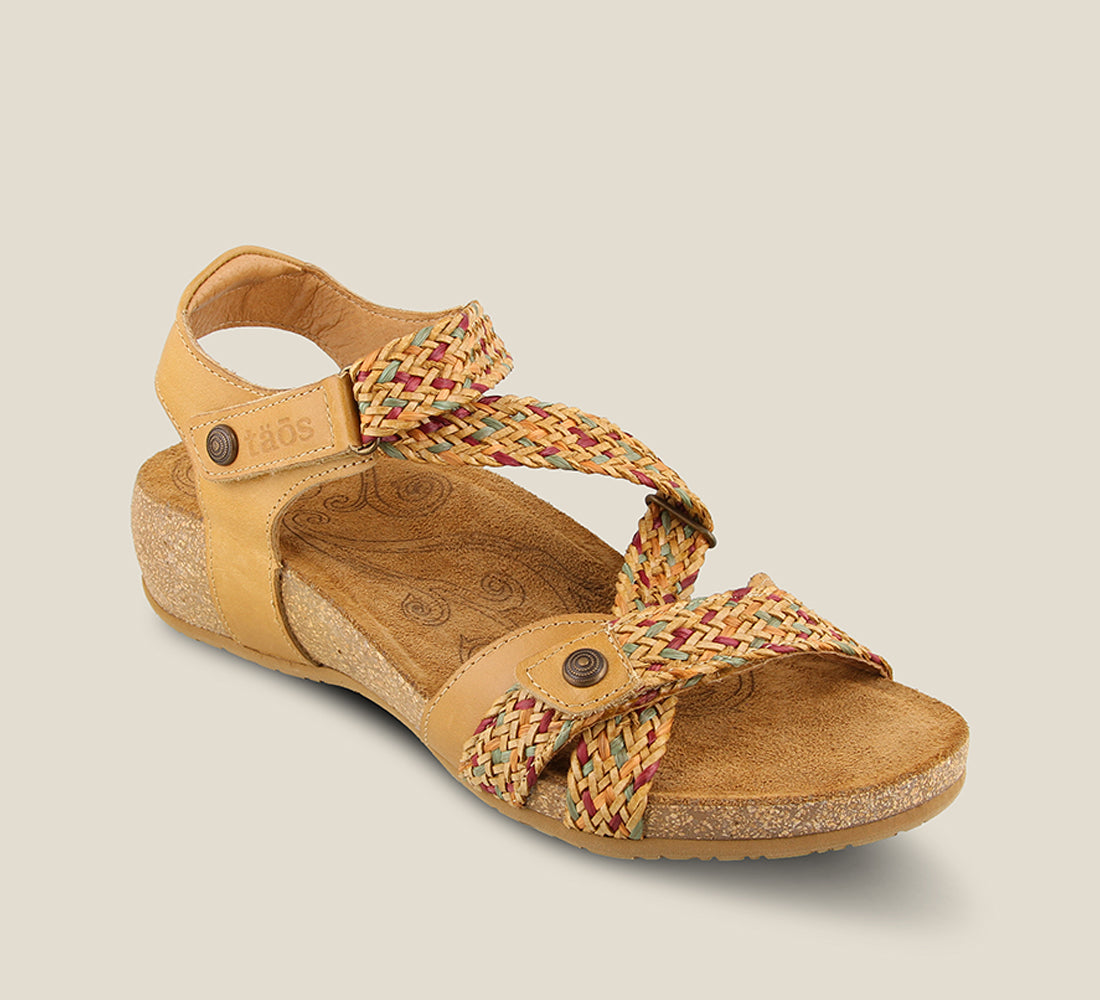 Taos Sandals Women's Trulie-Tan Multi | Free Shipping