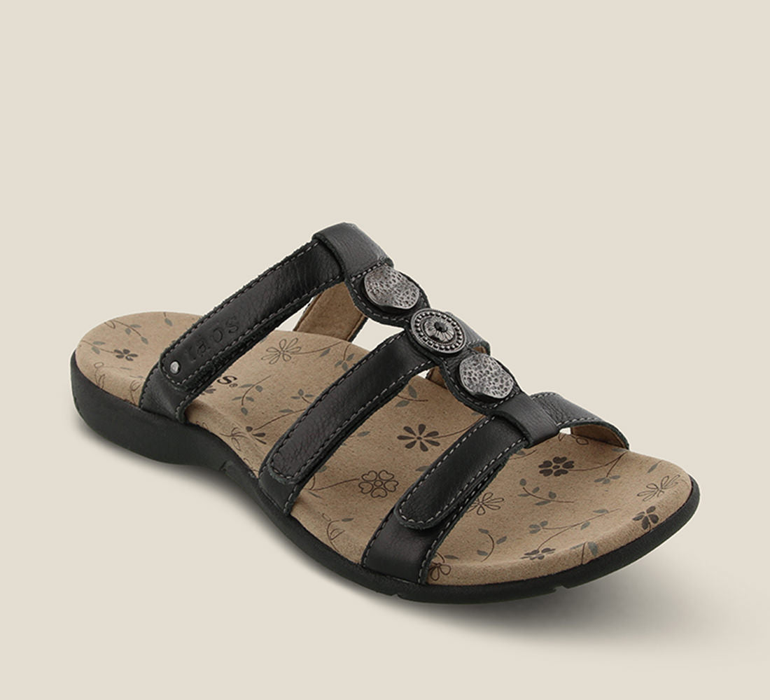 Taos Sandals Women's Prize 3-Black | Free Shipping