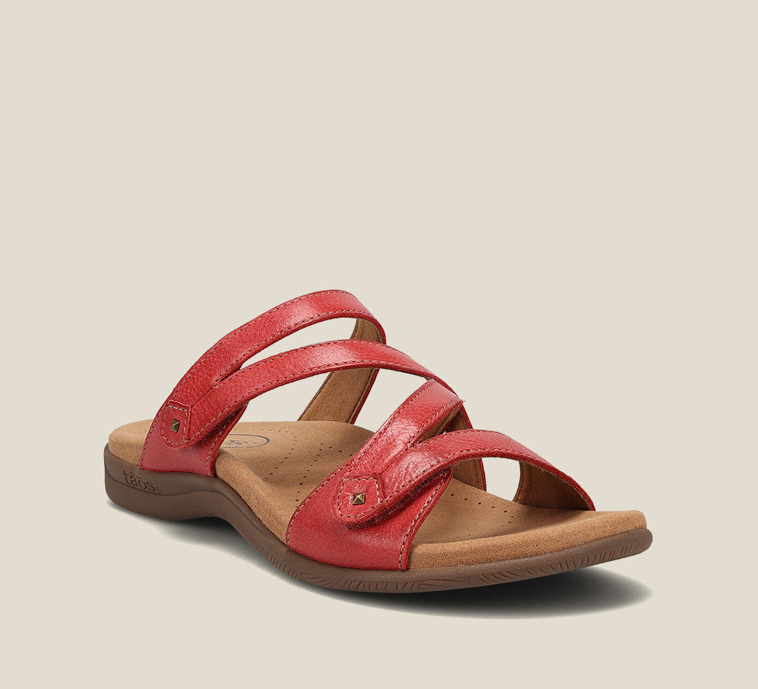 Taos Sandals Women's Double U-True Red | Free Shipping