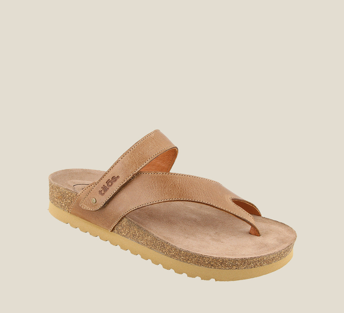 Taos Sandals Women's Lola-Tan Leather | Free Shipping