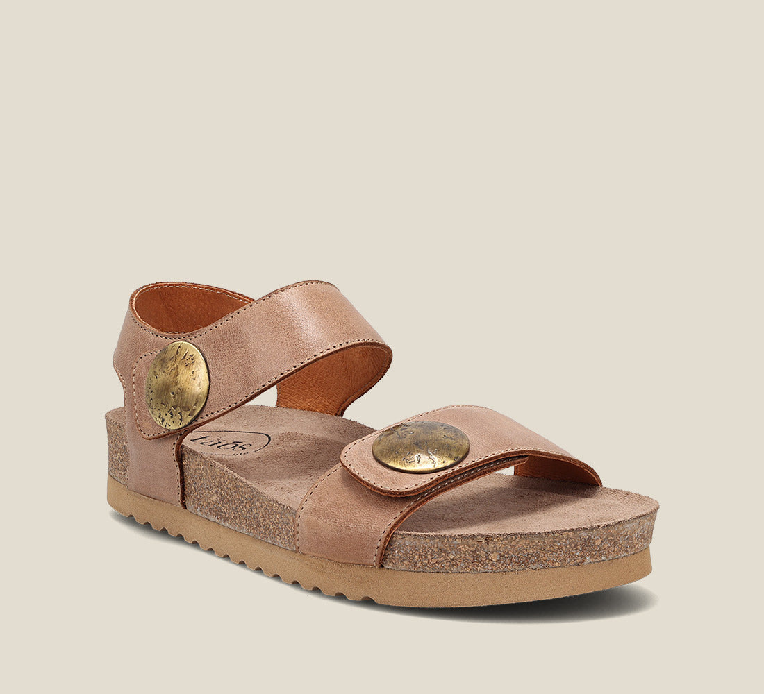 Taos Sandals Women's Luckie-Tan Leather | Free Shipping