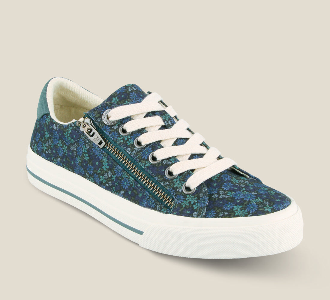 Taos Sneakers Women's Z Soul-Teal Floral Multi | Free Shipping