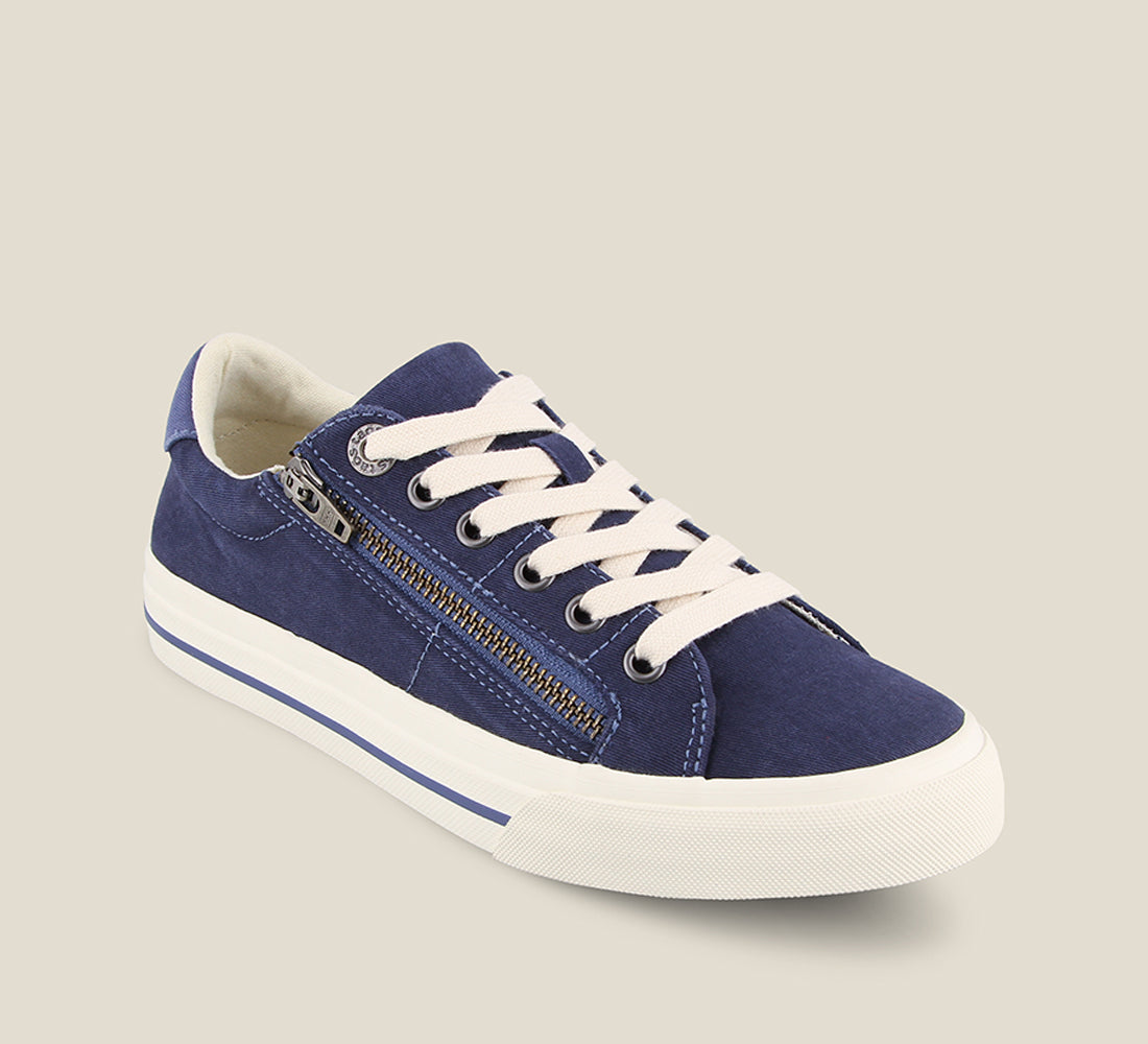 Taos Sneakers Women's Z Soul-Navy/Indigo Distressed | Free Shipping